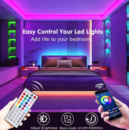 5m RGB strip Lights with remote - Colour changing Light Kit