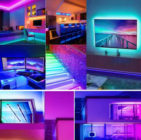 5m RGB strip Lights with remote - Colour changing Light Kit