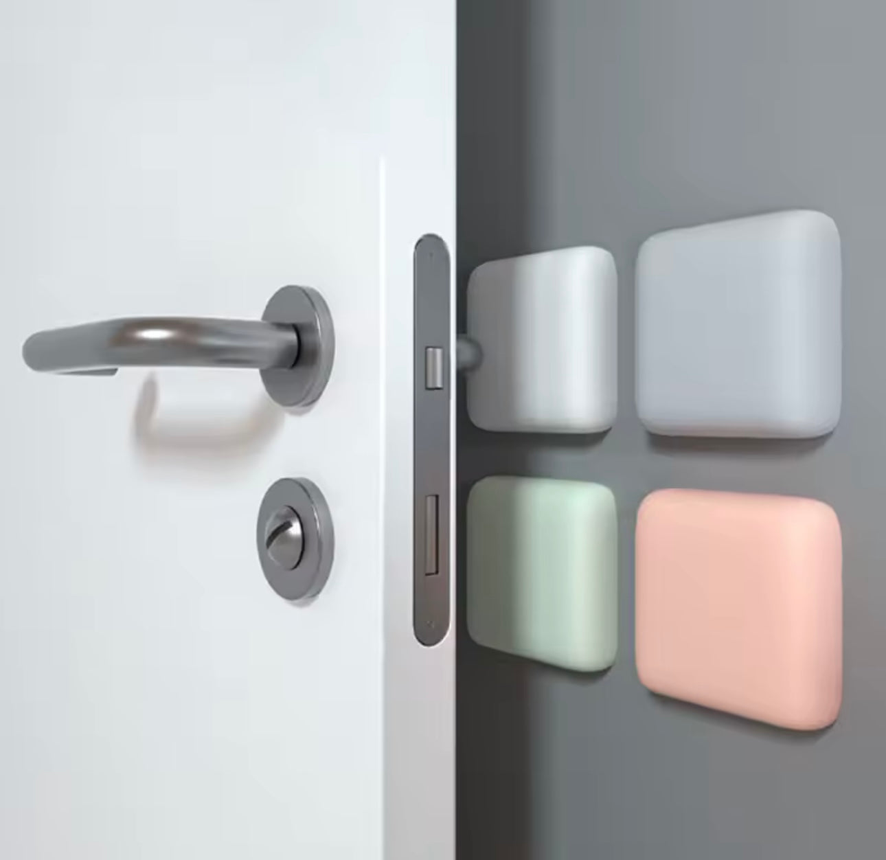 Door Stopper Silicone Handle Bumpers Self Adhesive Mute Anti-Shock Protection Porte Pad Home Improvement Wall.