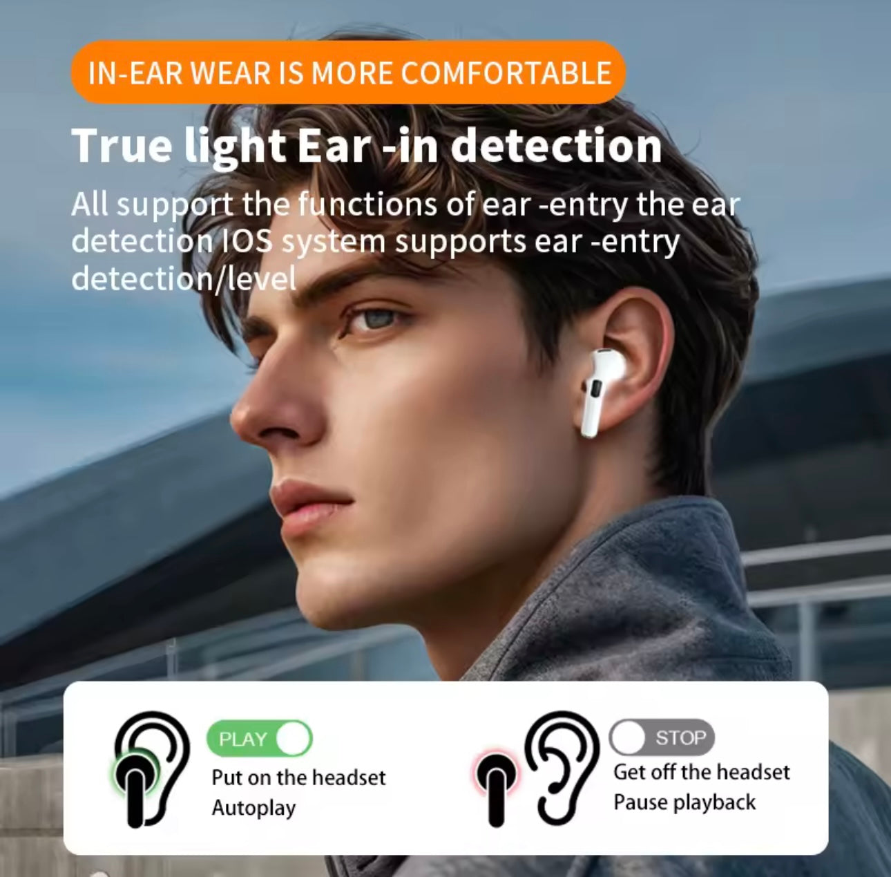 Airs Pro Wireless Headphones — Bluetooth Earbuds with Charging Case