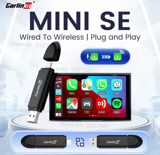 CarlinKit MINI 5.0 Pro Wireless CarPlay Adapter Plug & Play Smart CarPlay Box USB Dongle for OEM Car WiFi Bluetooth